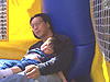 Uncle Cassie with Noah